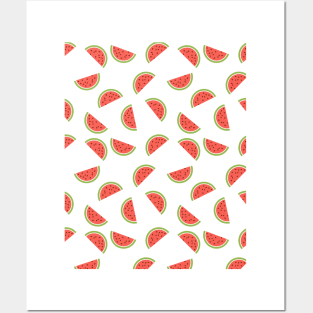 WATERMELON FRUIT FOOD DESIGN Posters and Art